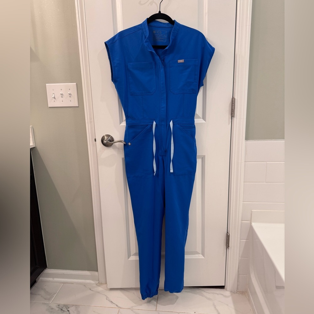 Figs Royal Blue Jumpsuit Women’s XS